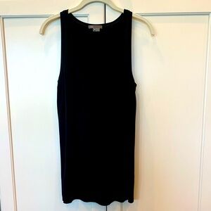Vince black tank top size M